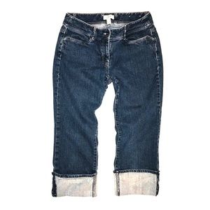 Ann Taylor LOFT Capri Denim Jeans Size 6
